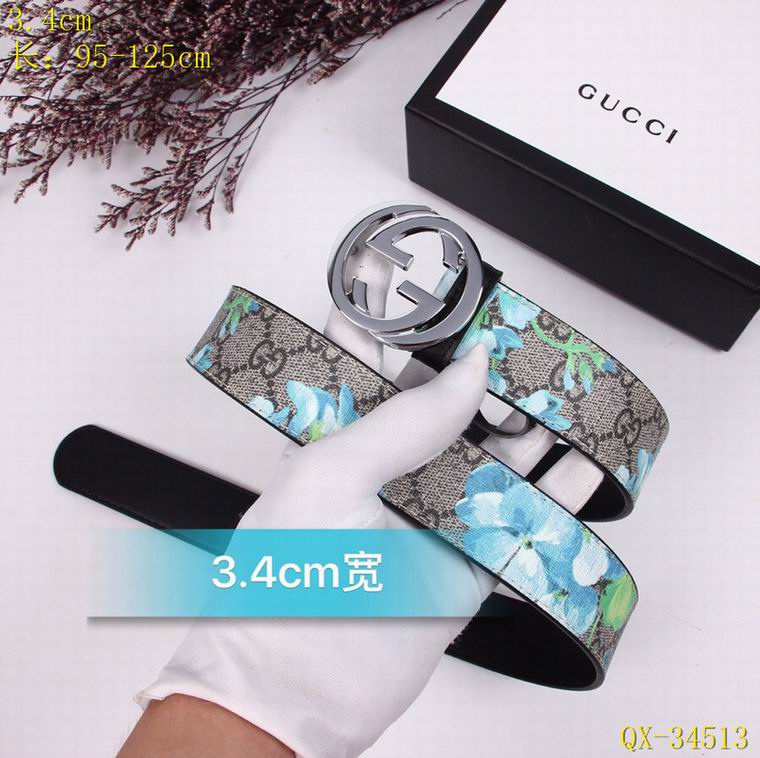 Gucci belt 34mm 95-125cm 8L10